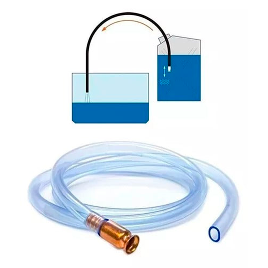 MANGUERA SIFON PARA TRASEGAR GASOLINA CON VALVULA