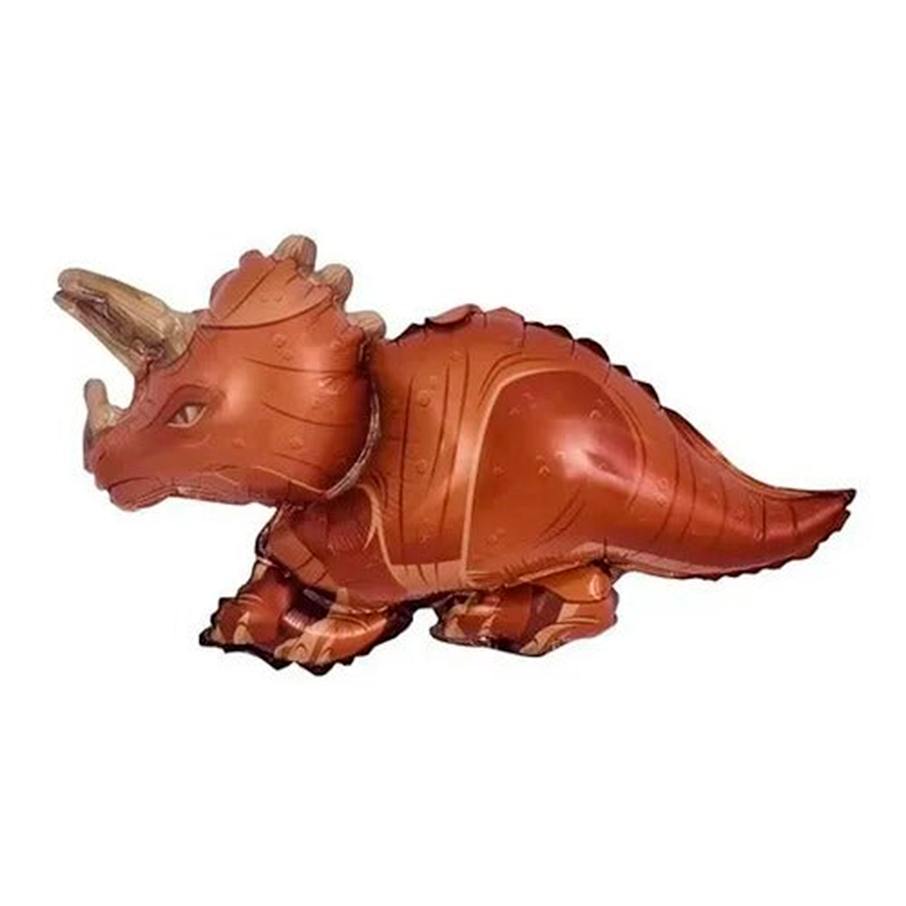 GLOBO METALIZADO 14 16 INCH DINOSAURIO TRICERATOP