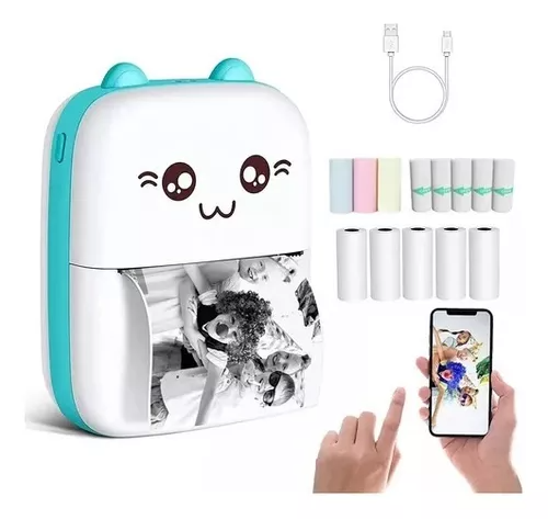 Rollos Papel Térmico Autoadhesivo Para Mini Impresora Térmica