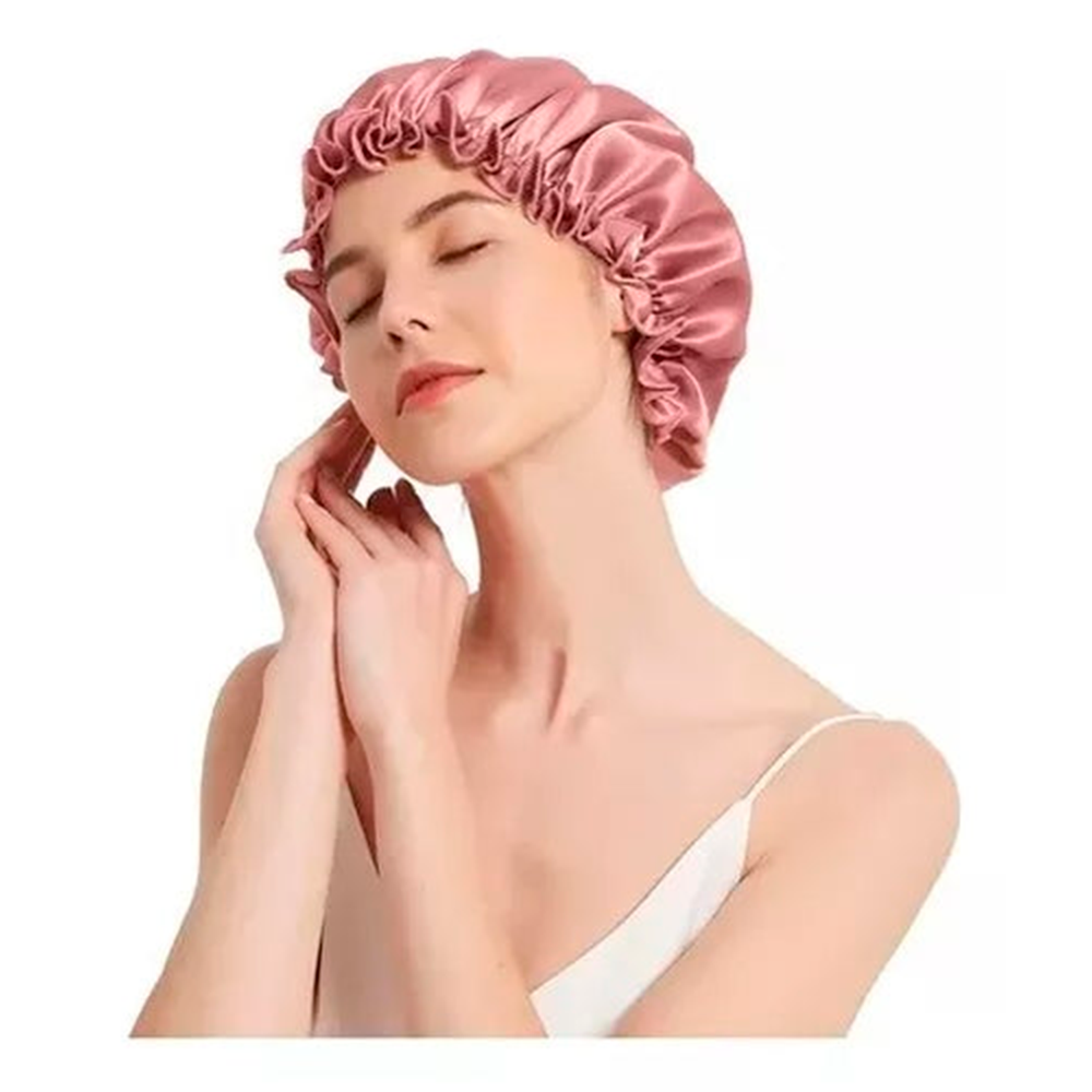 Gorro De Satín Cuidado Del Cabello Antifrizz, rizo, scrunchie
