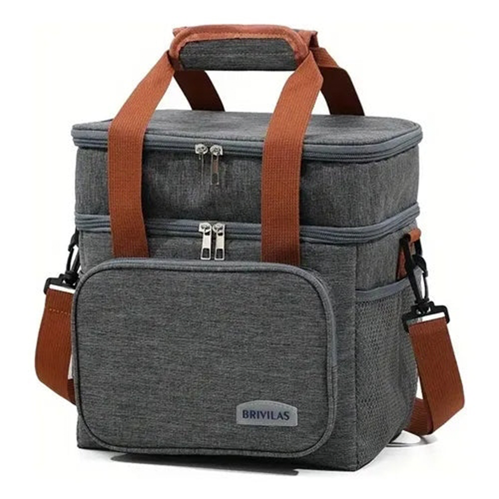 Lonchera 3 Compartimientos Bolso Térmico Vianda Impermeable