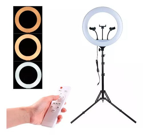 Trípode Aro De Luz Se Carga Trípode Fernapet Aros De Luz Aro Luz