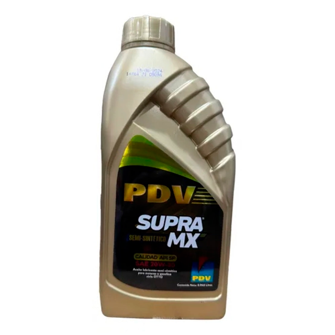 Aceite Semi Sintético Pdv Supra Mx Sae 15w-40 Para Vehículos