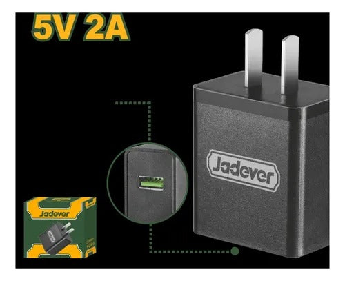 Taco De Carga 5v - 2a Marca Jadever Cargador De Teléfonos