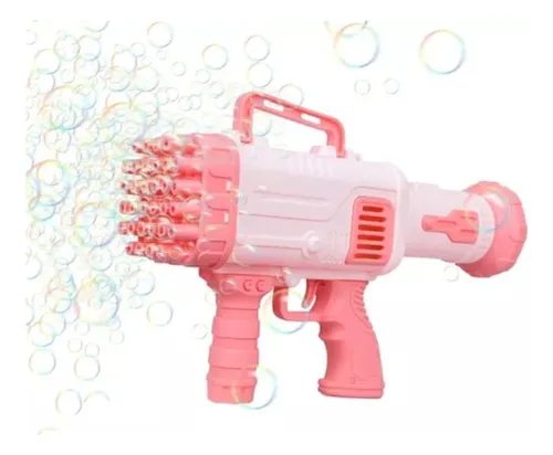 PISTOLA DE BURBUJAS 32 AGUJEROS