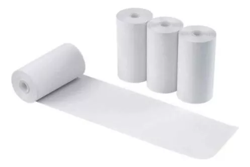 Pack De Rollos Papel Térmico Por 5 Unidades 88mm Calidad Impresora