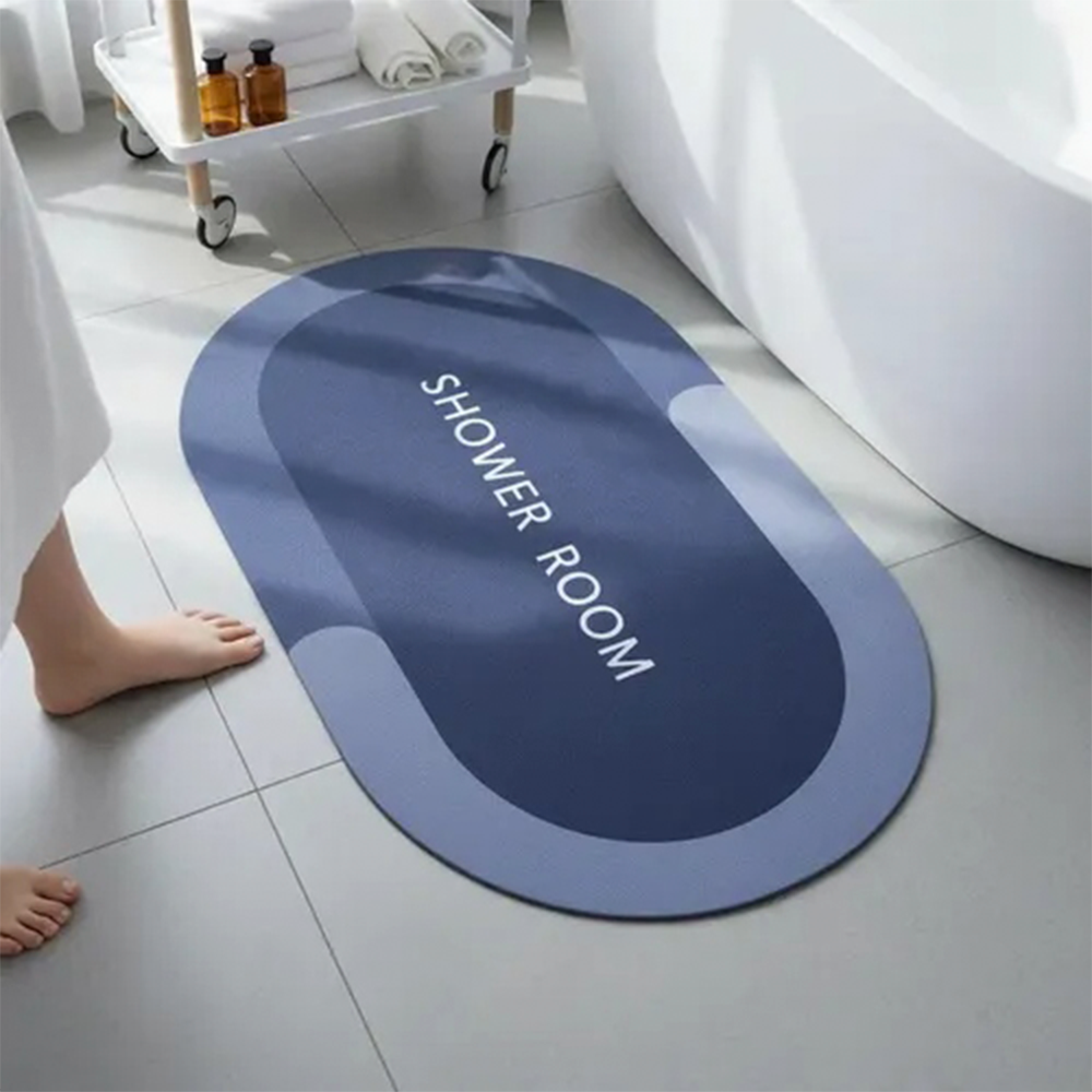 Alfombra De Baño Antideslizante, Absorbente Secado Rápido