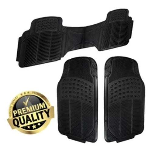 Alfombra De Bandeja De 4 Piezas Tipo Weather Tech Tpe. Negro