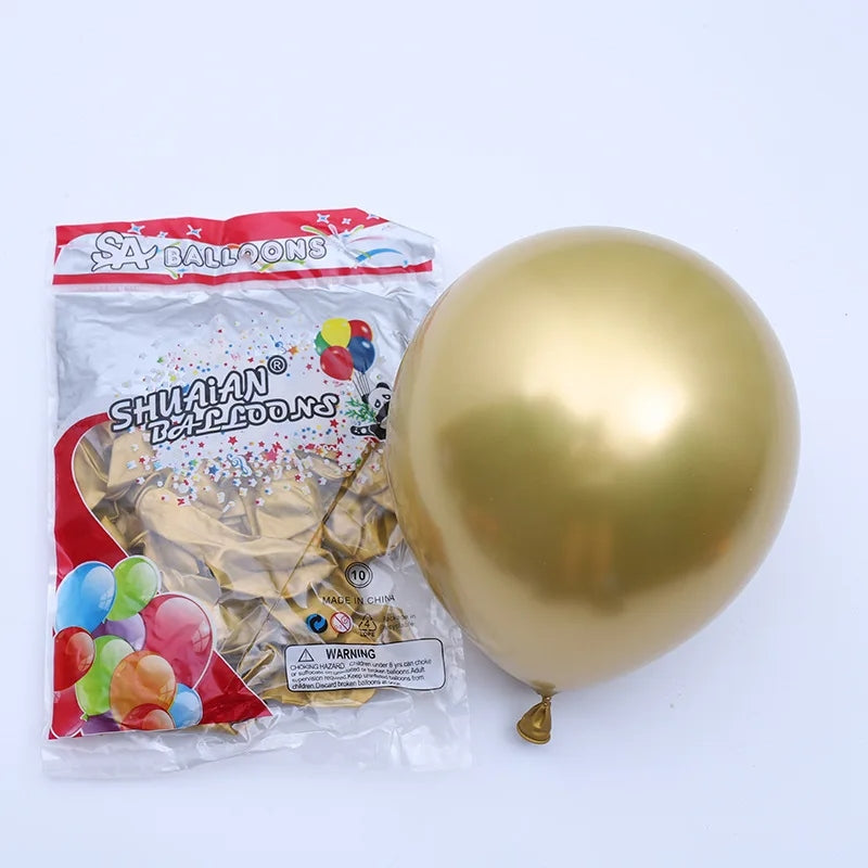 Globos Latex Cromado Chrome R11 R12 Normal Variados/fiestas