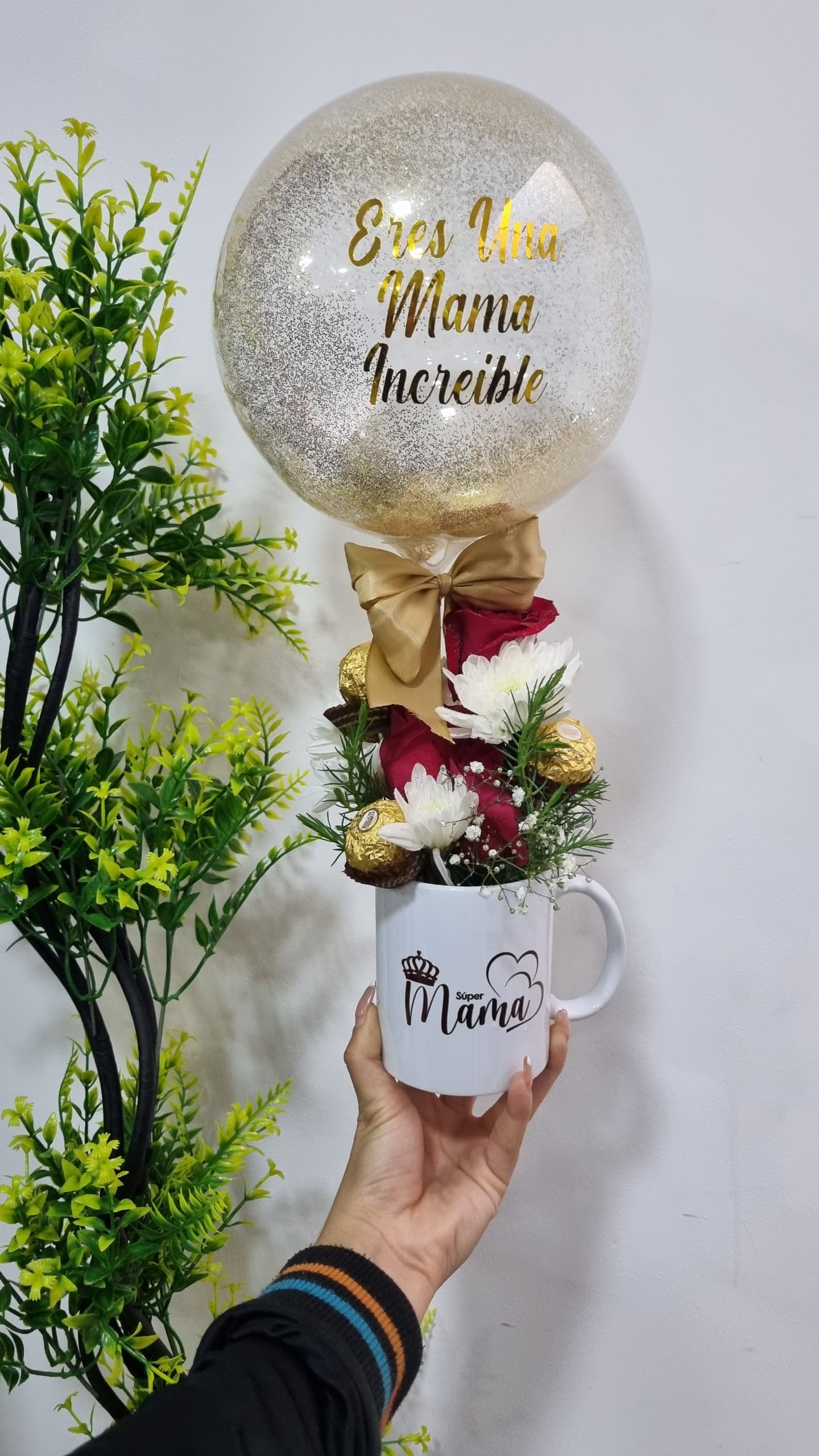 ARREGLO CON TAZA PERSONALIZA