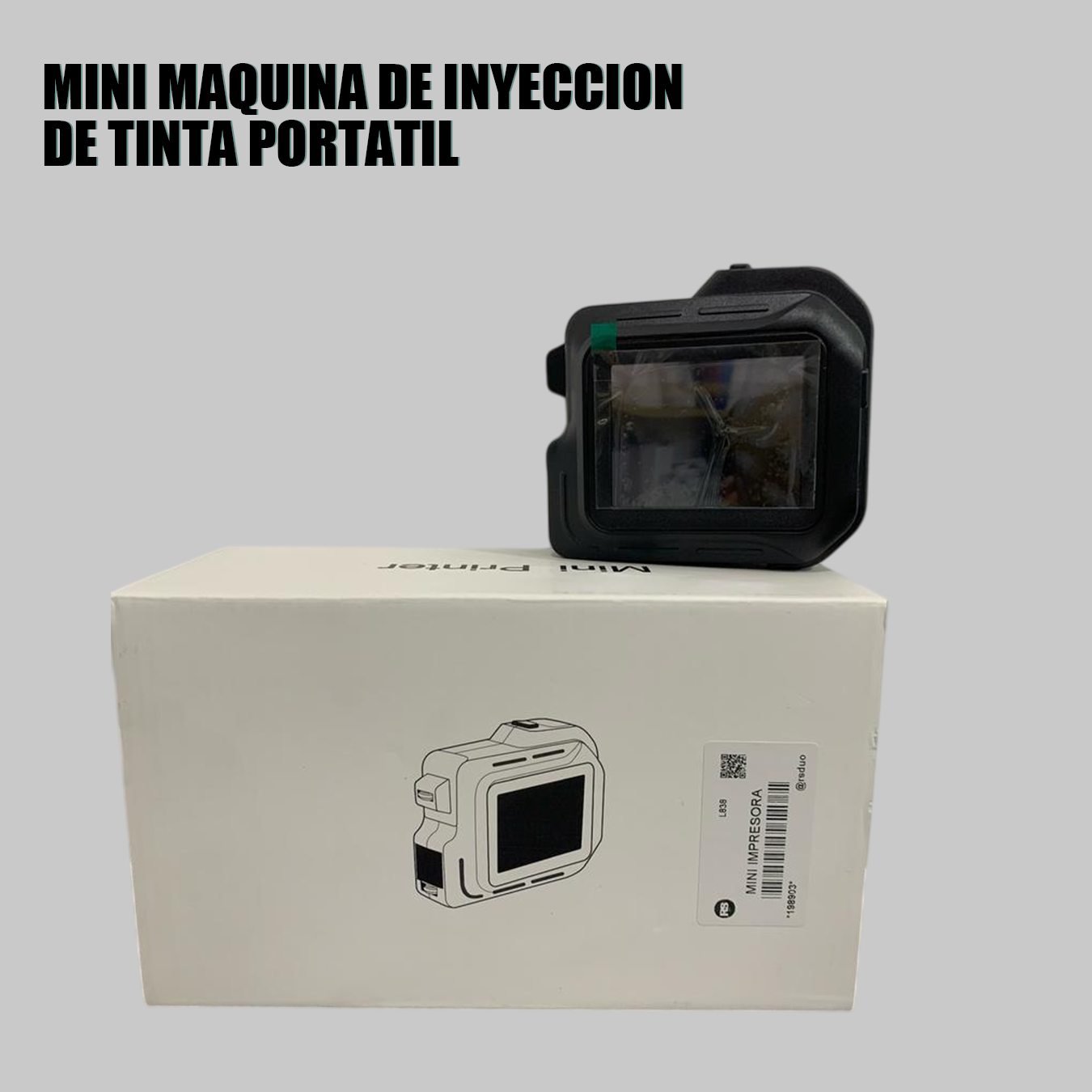 IMPRESORA CODIFICADORA DE INYECCION DE TINTA PORTATIL.