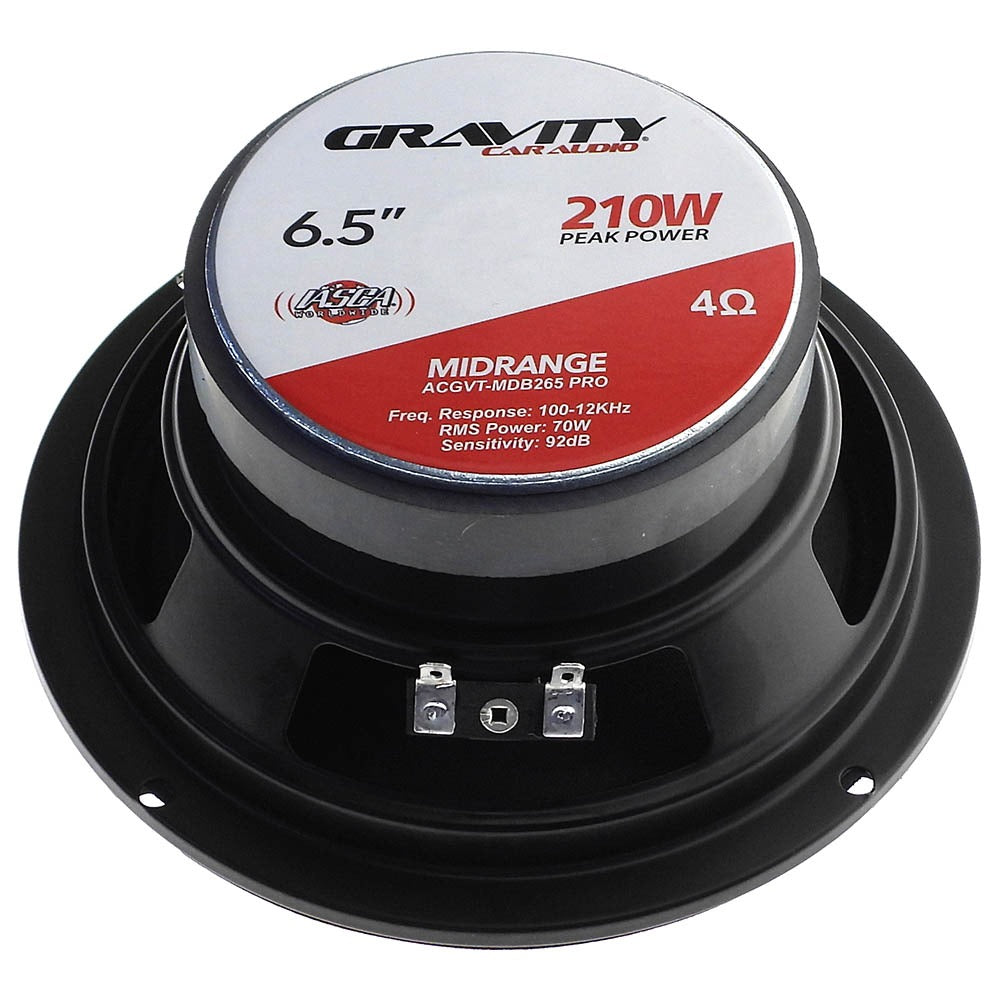 BAJO MEDIO RANGO DE 6.5" 250W GRAVITY