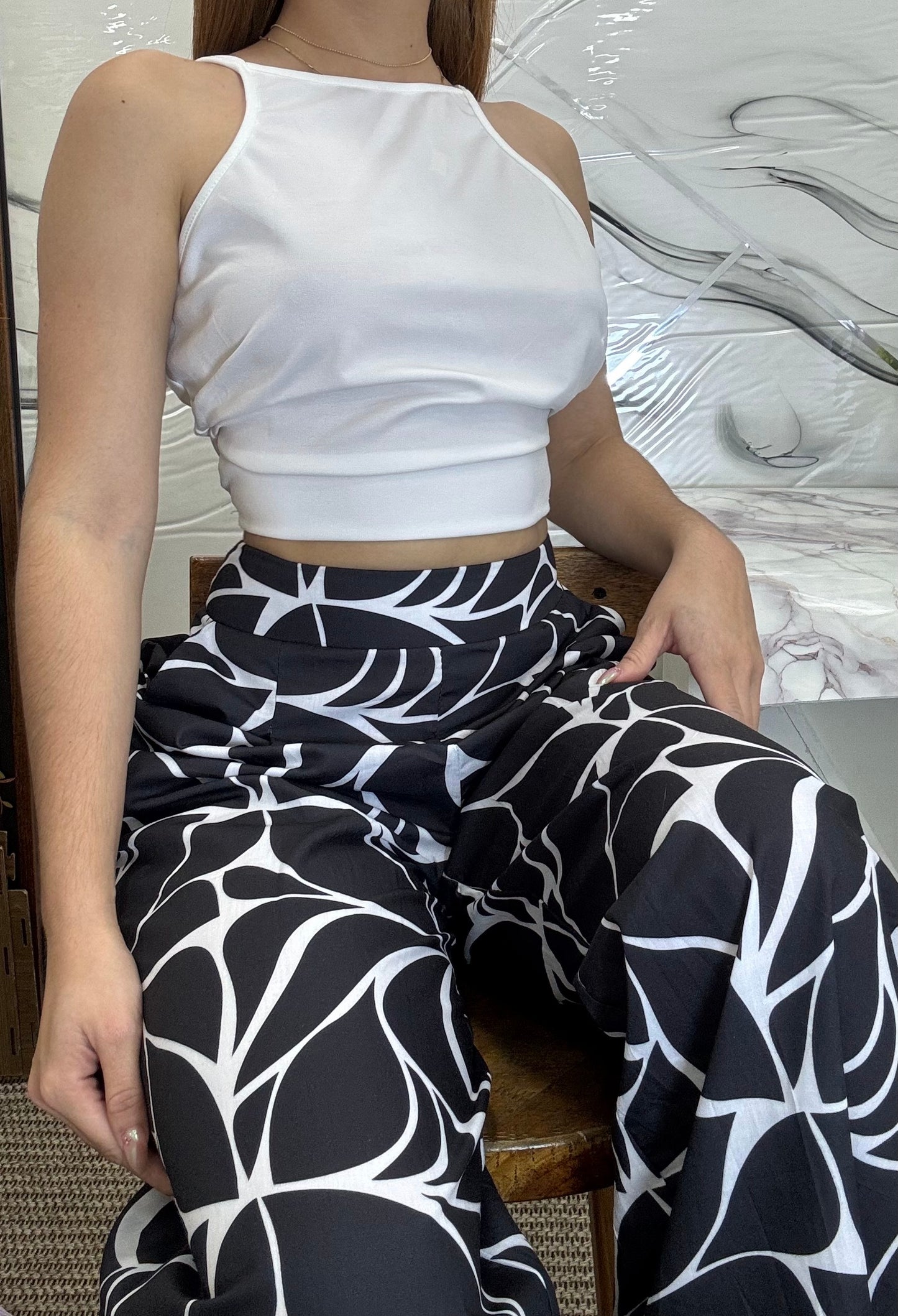 SET DE CONJUNTO PANTALON ESTAMPADO
