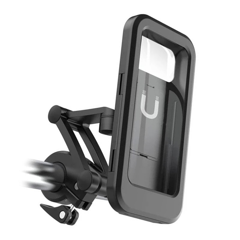 SOPORTE BASE IMPERMEABLE PORTA TELEFONO PARA MOTOS BICICLETAS WATERPROOF