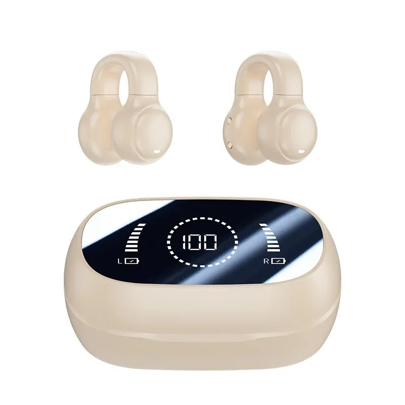Audífonos Earpods Bluetooth Ergonómicos Con Clip De Orejas