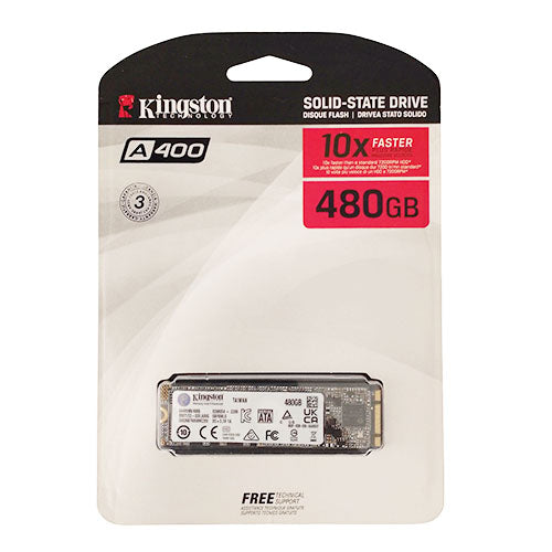 Disco Duro Solido Kingston A400 M.2 Pci 480 Gb Sata Computadora