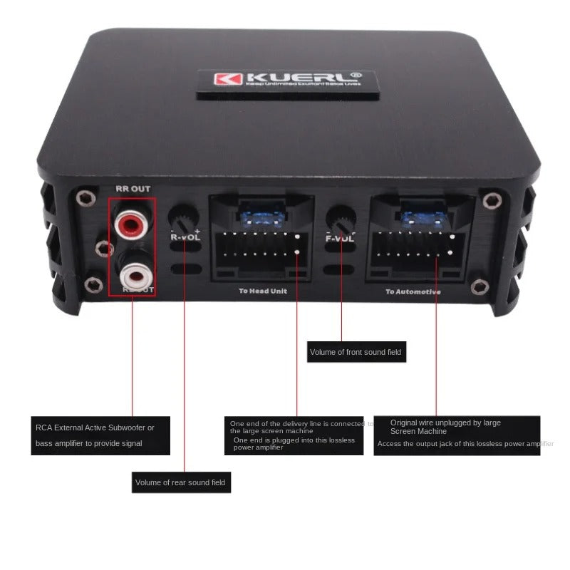 AMPLIFICADOR PLANTA PARA PANTALLAS ANDROID PROCESADOR AUDIO