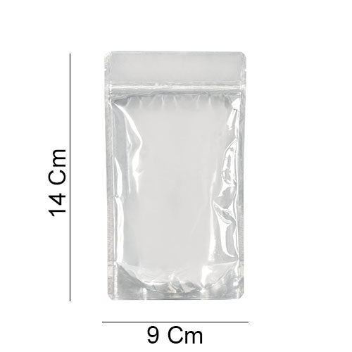 Bolsas Doypack Zipper Transparentes 100 Unidades