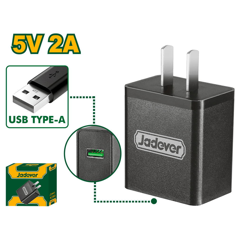 Taco De Carga 5v - 2a Marca Jadever Cargador De Teléfonos