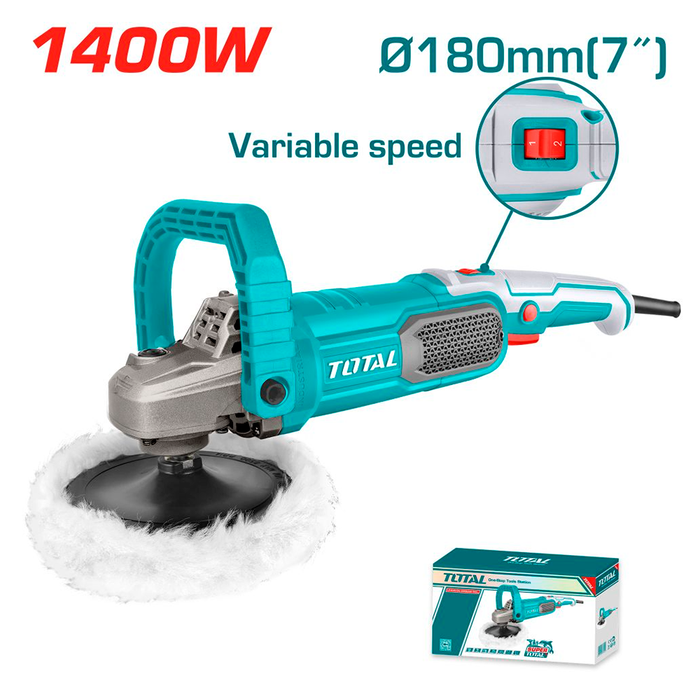 Pulidora Angular De 7 Pulgadas 1400w Total Tools Calidad