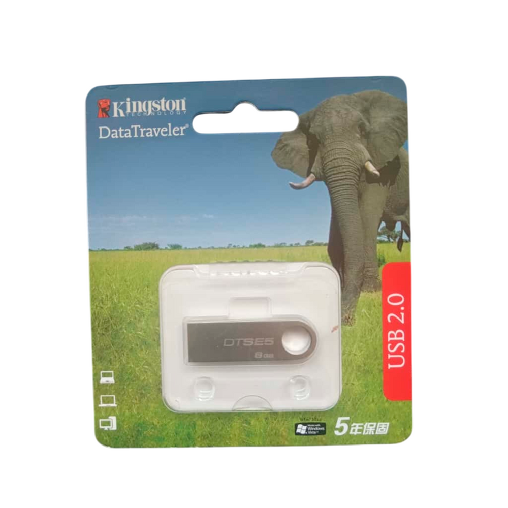 Pendrive Kingston Data De 8GB Almacenamiento USB 2.0