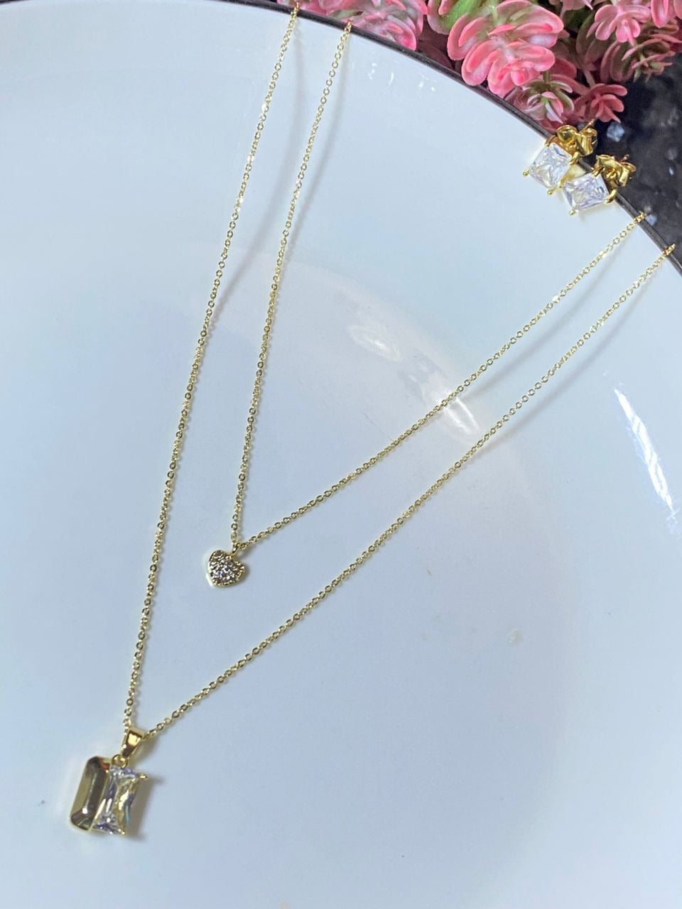 JUEGO DE CADENAS CON DIJES DIFERENTES DISEÑOS