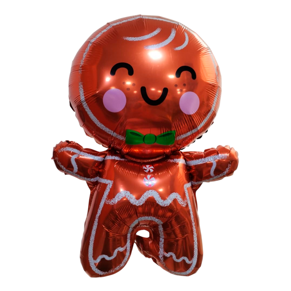 GLOBOS METALIZADOS MOTIVO NAVIDEÑO DE 32 PULGADAS