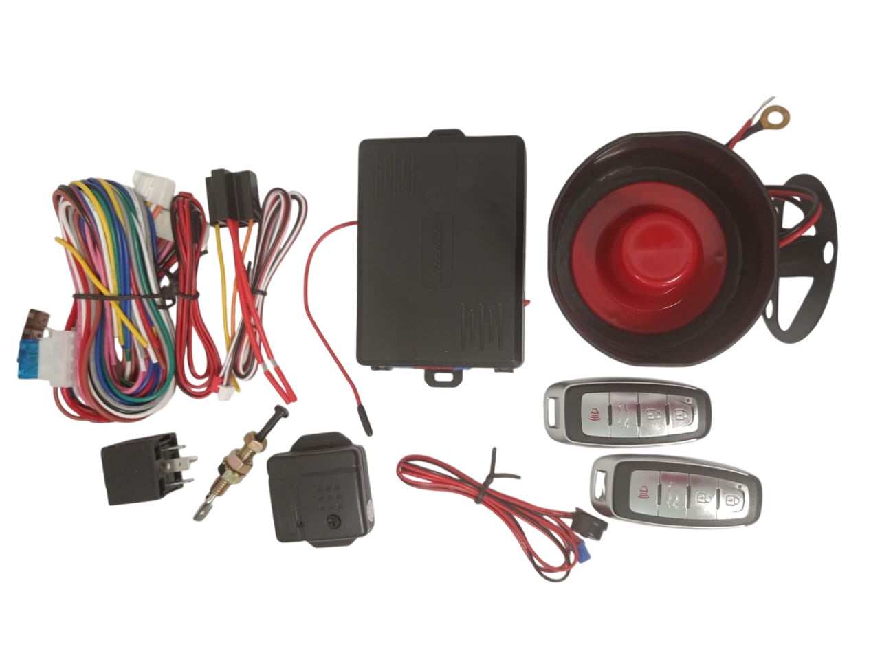 STEMA DE ALARMA ELITAR CON BLUETOOTH CENTRALIZADO CODIGO ROTATIVO E681 ELITAR INCLUYE 2 CONTROLES