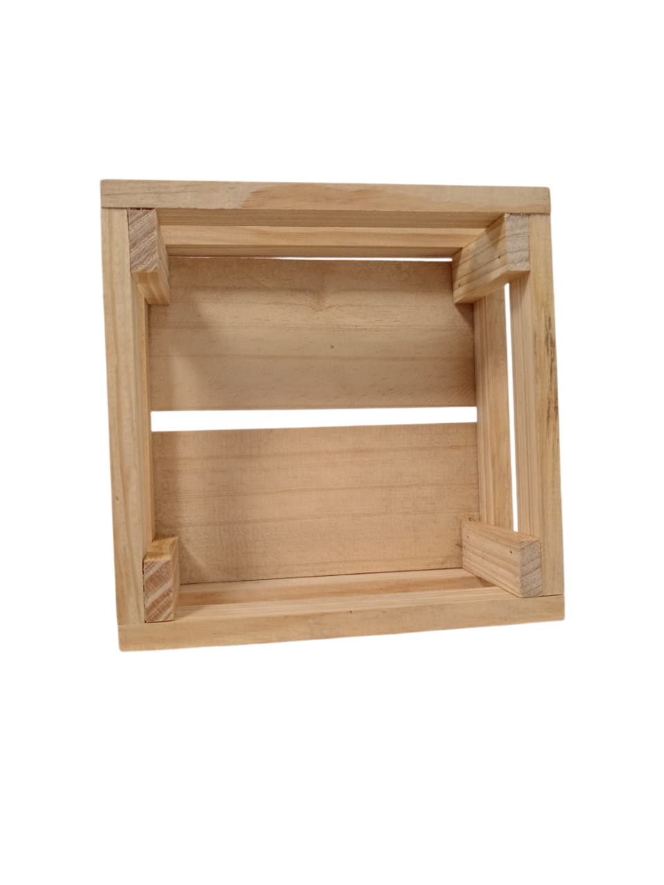 HUACAL PINO 17X17X7 PARA ARREGLOS DECORATIVO