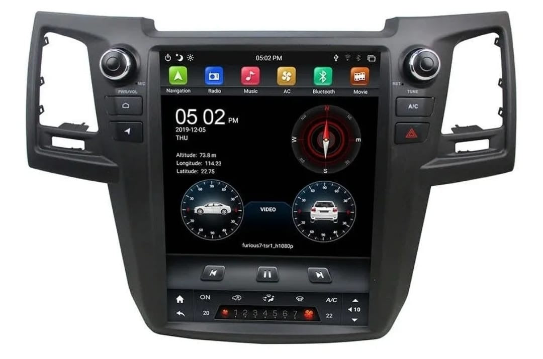 REPRODUCTOR DE PANTALLA TESLA TOYOTA, FORTUNER, HILUX
