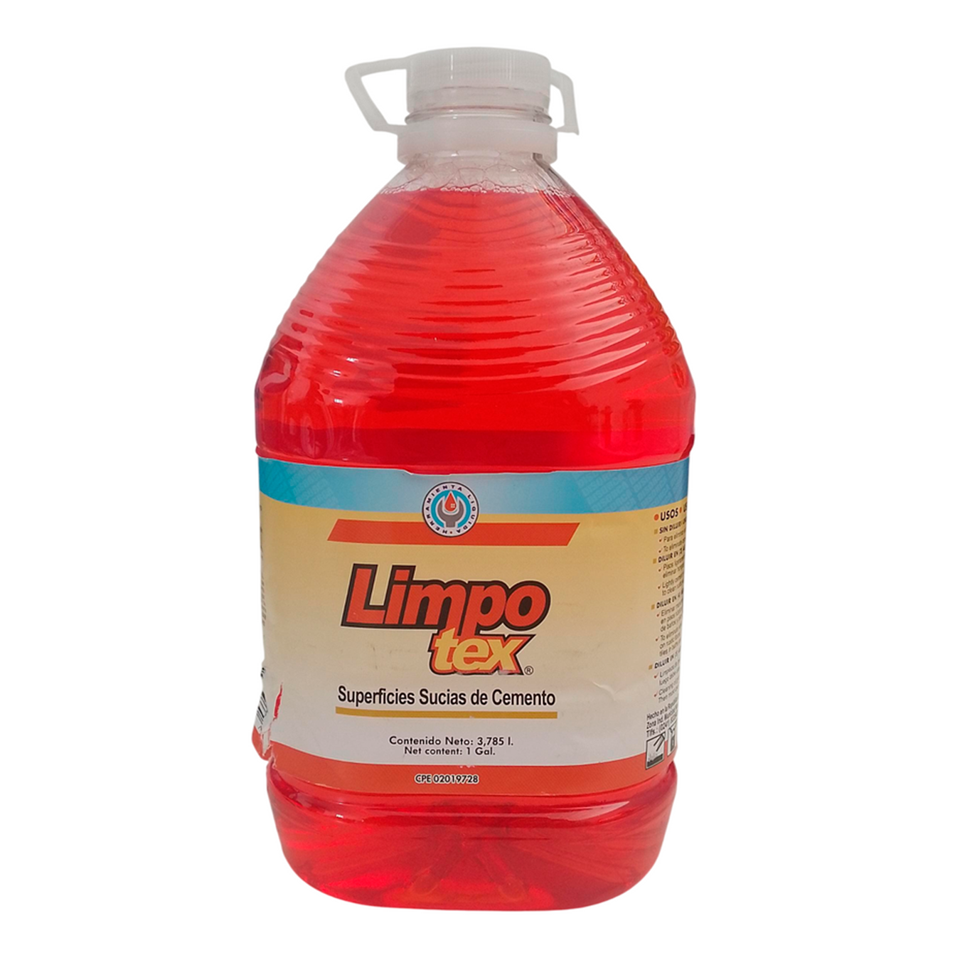 Limpotex Limpiador Para Superficie De Cemento De 3.78 Litros