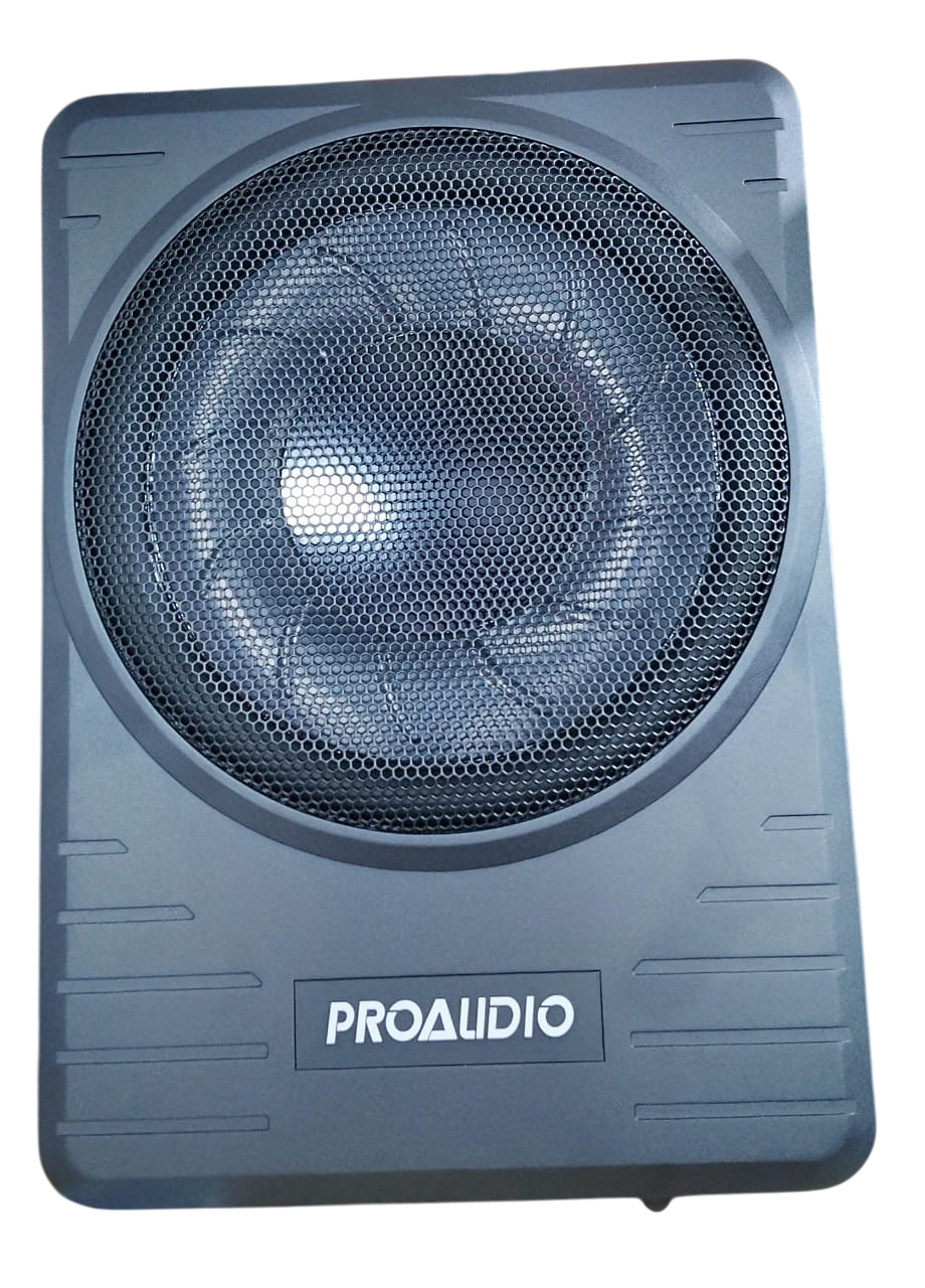 Bajo Amplificado 10 Inches 1200w Pro Audio Con Kit De Instalación