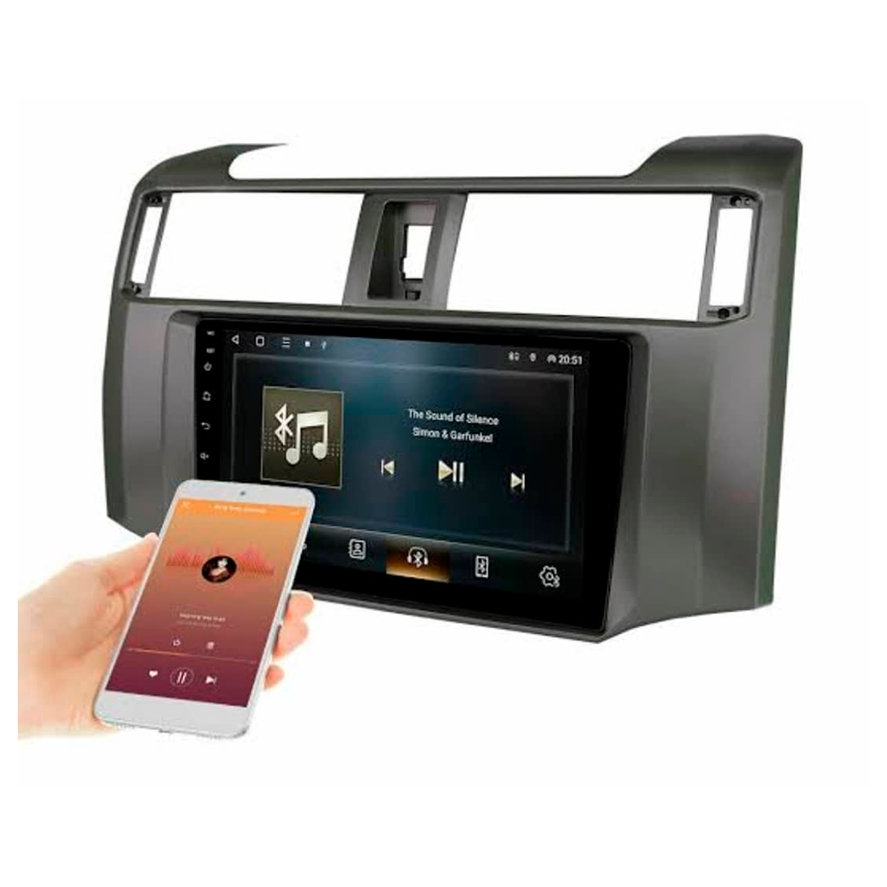 Reproductor Pantalla Android 9inch 4runner 10/20 4+64gb