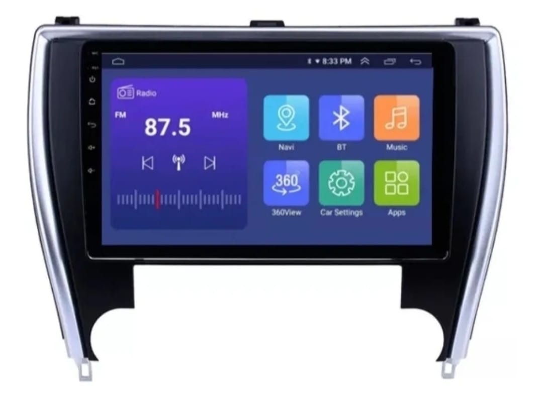 Reproductor Pantalla Android 10 Toyota Camry 12-15 4+64gb
