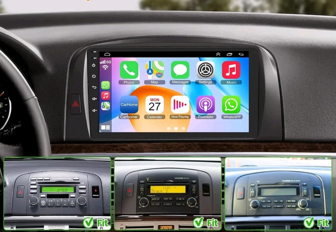 Reproductor Pantalla Android Hyundai Sonata 04/08 4+64gb