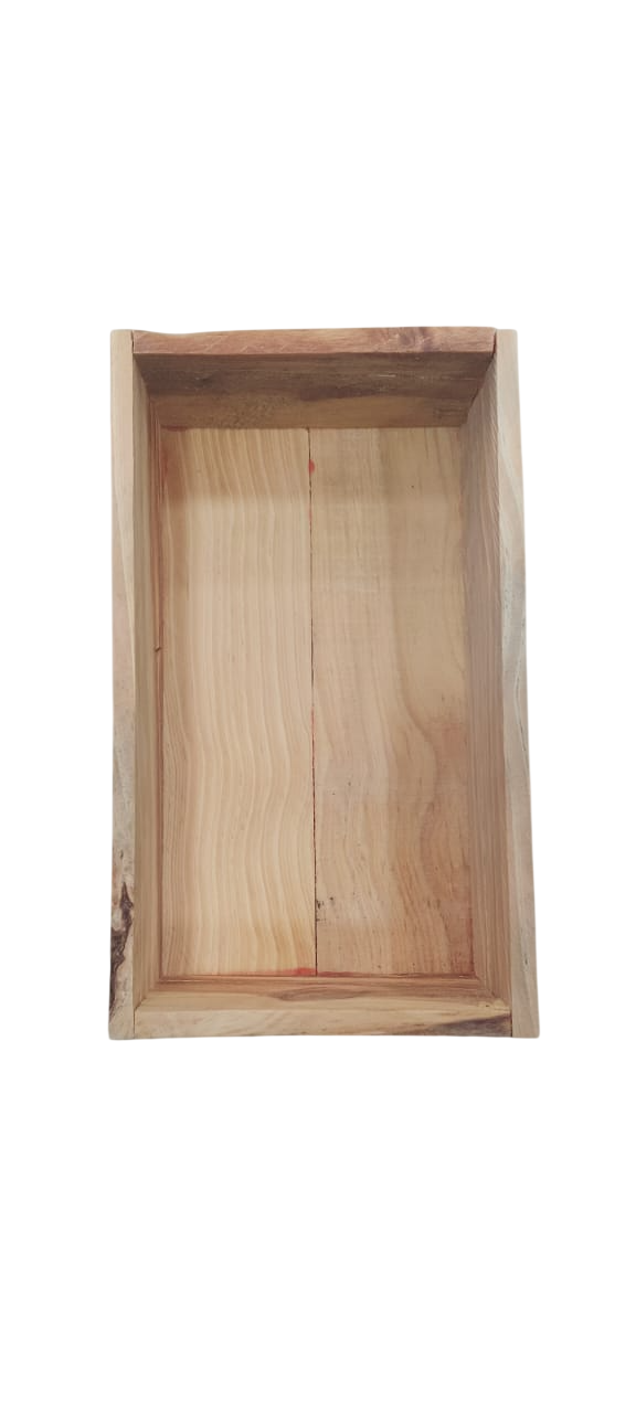 Caja De Pino Crudo Para Decoraciones Y Arreglos De 25x15x8cm