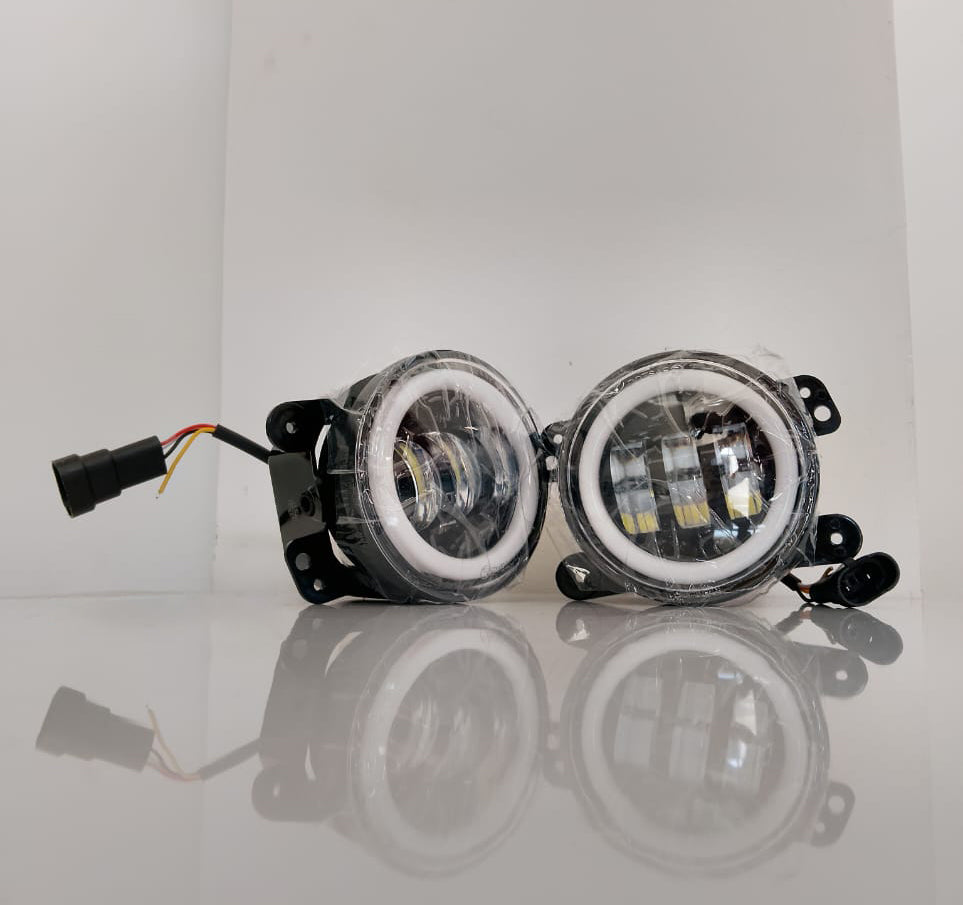 Faros Antinieblas Carelos 30w Ojo De Angel 4inches Alta/baja