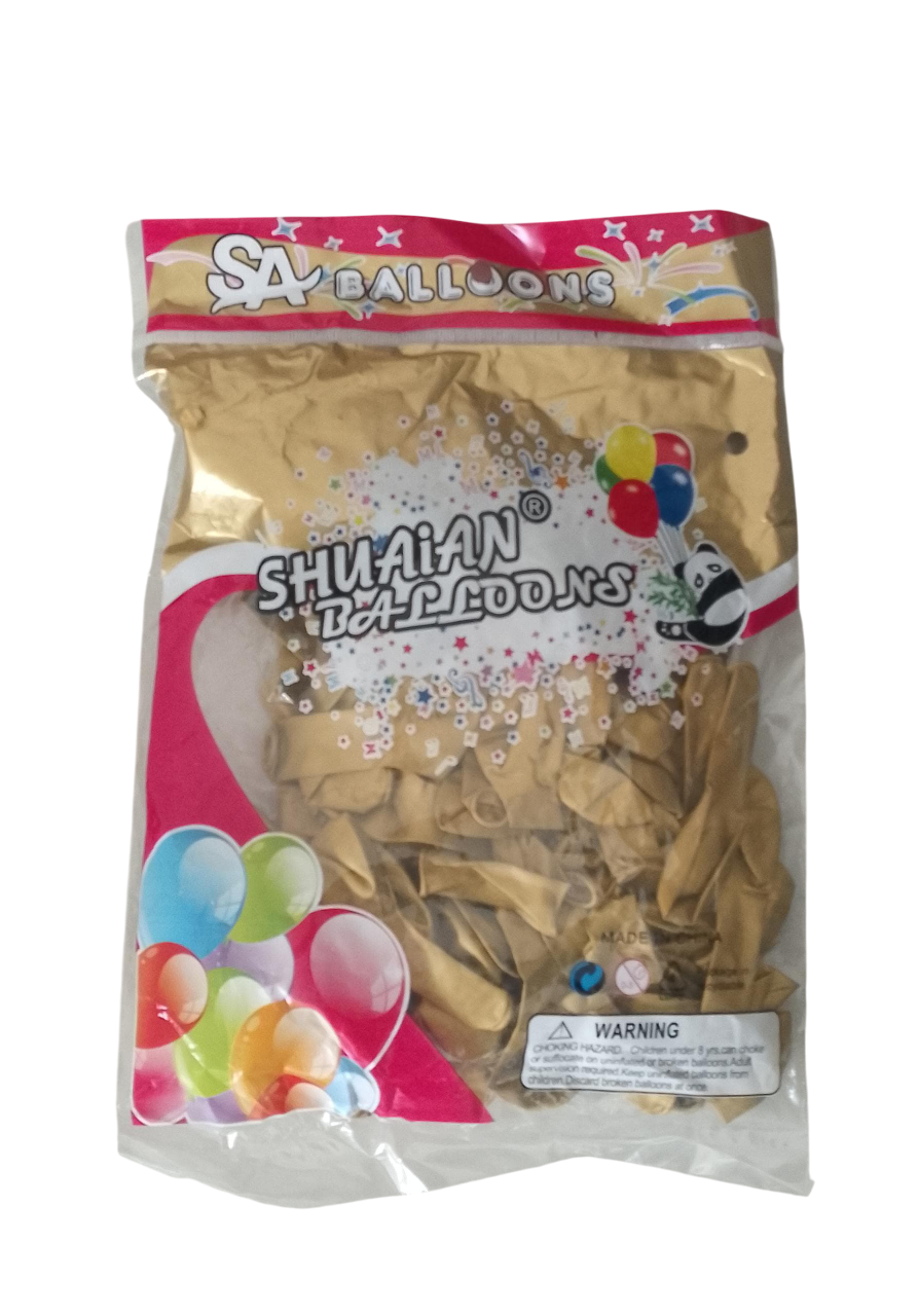 Globos De Latex Cromados R5 De 50 Piezas Fiestas / Arreglos