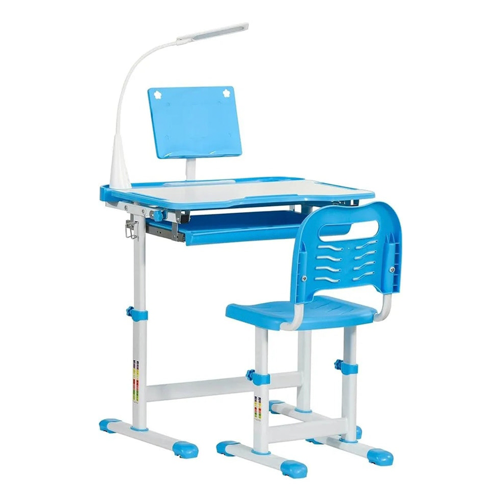 Pupitre Set De Mesa Y Escritorio Luz Led/porta Tablets Niños