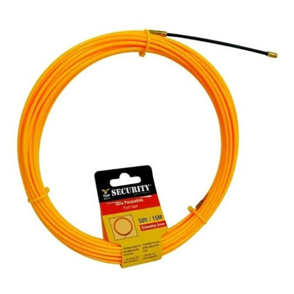 Guía Pasa Cables De Electricidad De 50 Metros En Pvc Security