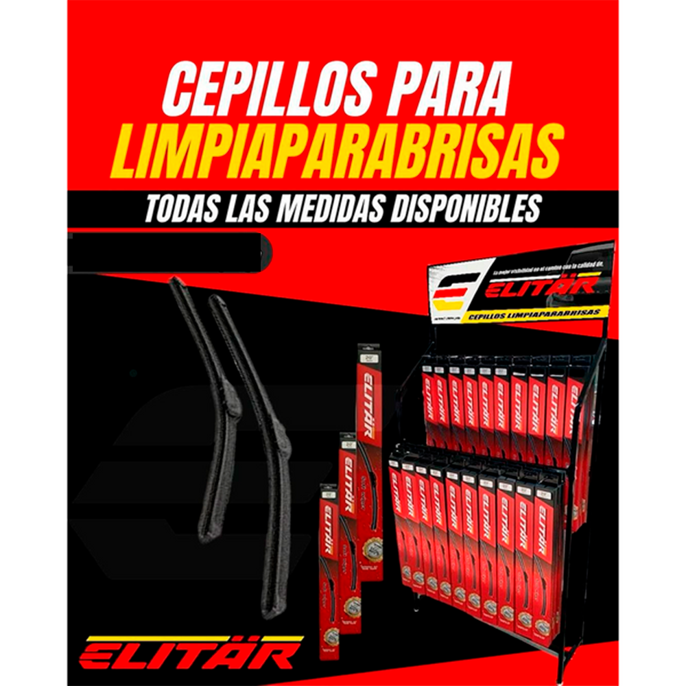 CEPILLOS LIMPIA PARABRISAS UNIVERSAL DIFERENTES MEDIDAS
