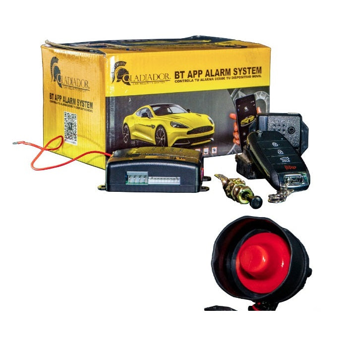 ALARMA CON APP BLUETOOTH GLADIUS CON 2 CONTROLES