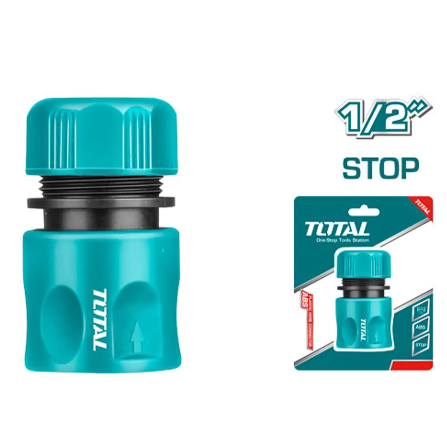 Conector Rápido Para Manguera Con Adaptador De 1/2 Tota