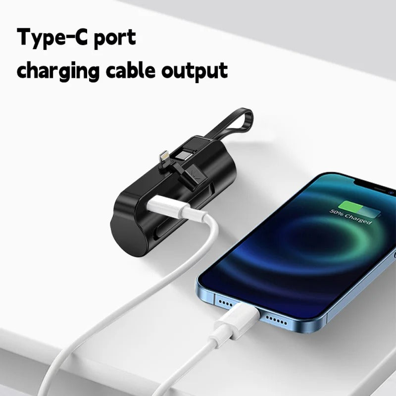 POWER BANK PORTATIL 5.000mAh TIPO C - IPHONE