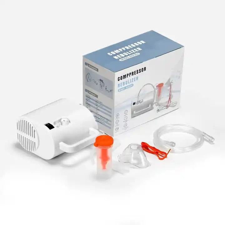 NEBULIZADOR PORTATIL GRANDES CON ACCESORIOS PARA NIÑOS Y ADULTOS