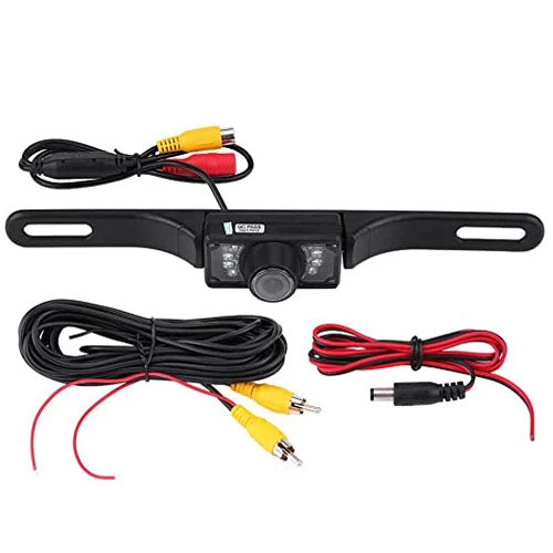 Cámara De Retroceso Full Hd Led Base Para Placas Ajustable