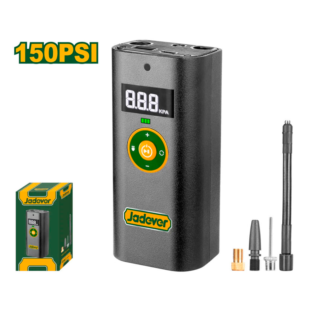 Compresor De Aire Inalámbrico Para Auto De 8v 150psi Jadever
