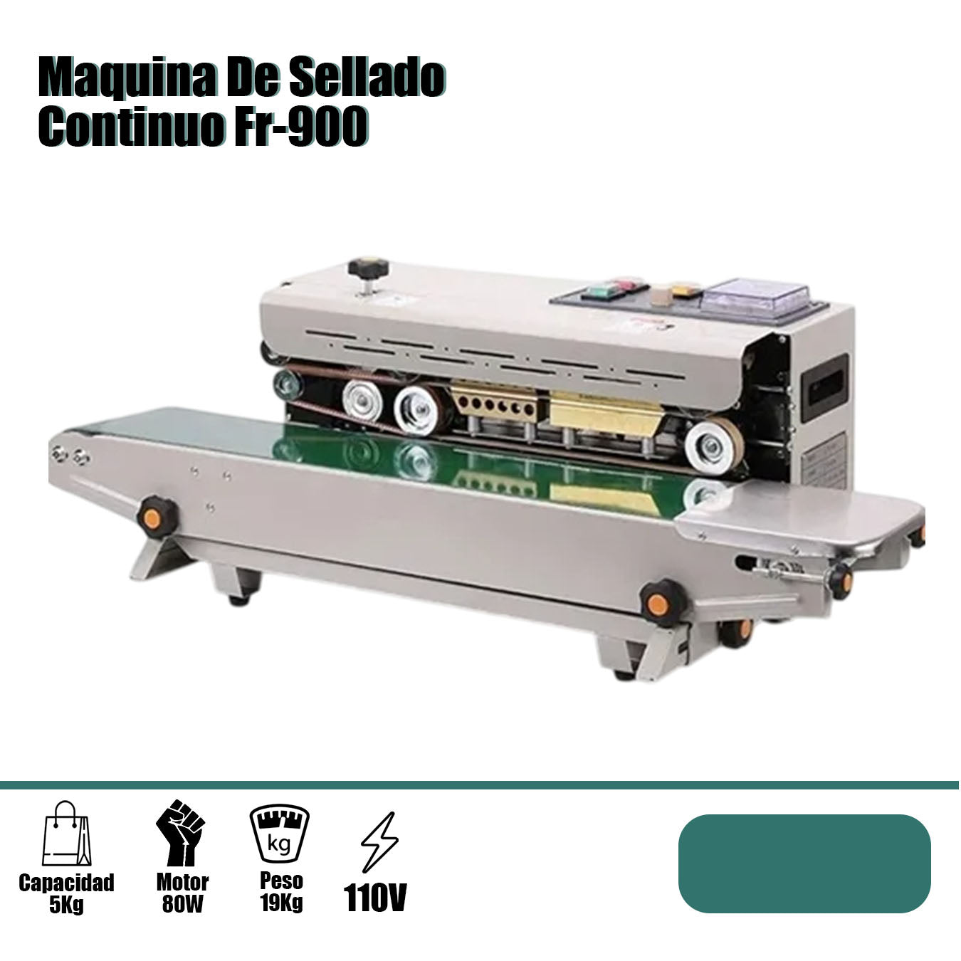 Máquina De Sellado Continuo Fr-900
