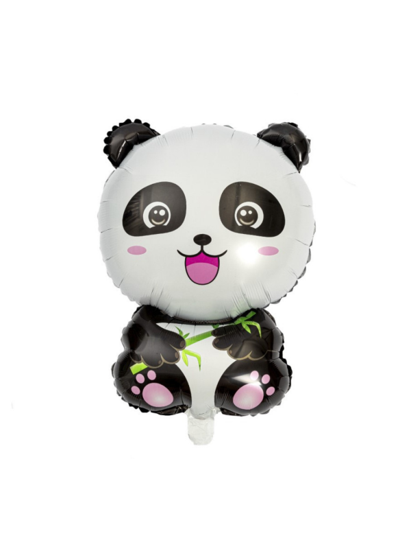 GLOBO METALIZADO 22 INCH OSO PANDA CON BASE