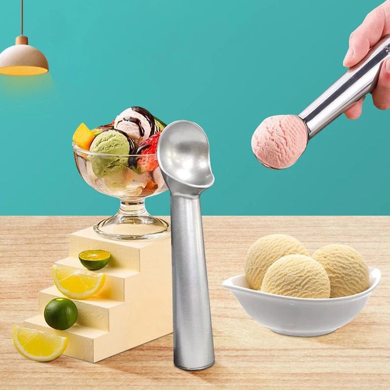 CUCHARA PORCIONADORA DE HELADOS ALEACION DE ALUMINIO.
